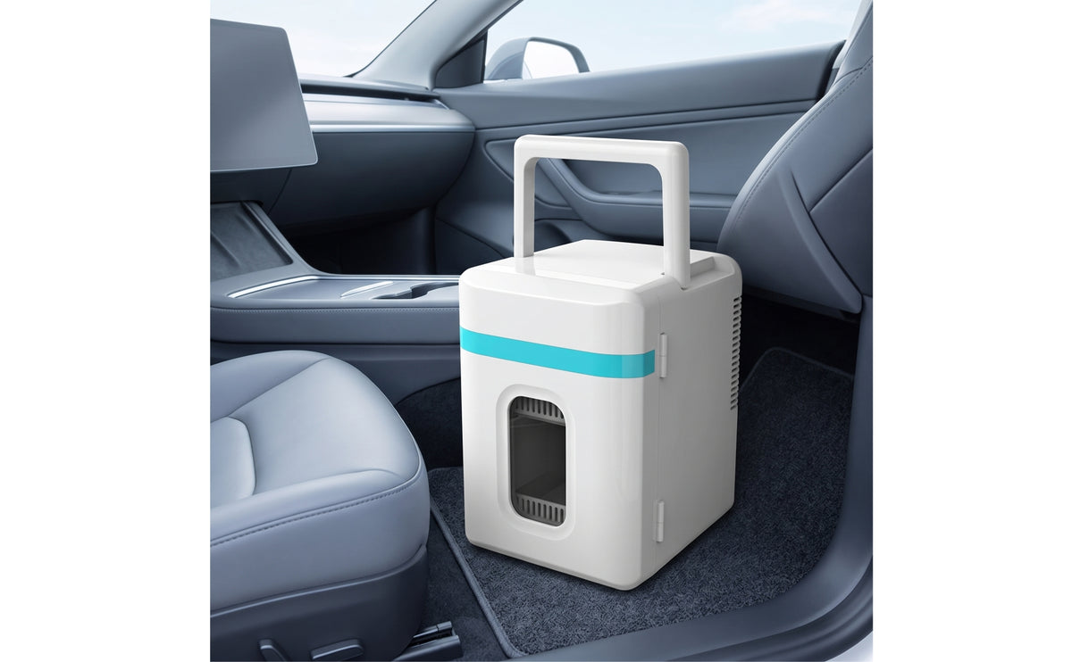 Two-in-oneUse Portable Mini Fridge Small Mini Fridge Thermoelectric Compact Refrigerator Lightweight for Travelers