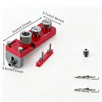 Aluminum Extrusion Drill Guide Diy Friendly Aluminum Profile Jig Easy Alignment Manual Tapping Guide for Metalworkers, Garage, Workshop