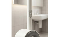 No-Drill Wall-Mounted Toilet Brush 360-Degree Cleaning Replaceable-Head Toilet Brush Compact