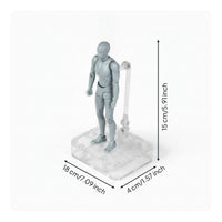 DIY Figure Model Kit Articulated Poseable Art Mannequin Intercambiable