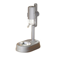 Pet Feeder with Water Bottle Stainless Steel Dog Bowl with Stand Rust-Resistant