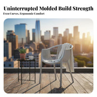 Nordic Design Woven Plastic Chair Indoor and Outdoor Use Household Furniture Colorful choices Enhanced Comfort for Cafe Owners, Homeowners, Readers, Balcony, Reception Area, Living Room, Home Office