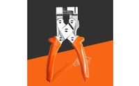 Hemming Plier with Return Ergonomic Straight-Jaw Forming Pliers Portable Hand Seamer for Home Handypersons