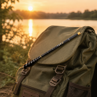 Portable Stream Fishing Rod Carbon Fiber Telescopic Travel Rod for Anglers