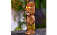 Inca Carved Figure Figurine Carved Details Solar Tiki Statue Resin Outdoor Decor
