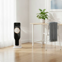 2-in-1 Column Fan and Heater Combo Slim Room Heater and Fan Combo Digital Oscillating for Apartment