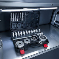Wheel Bearing Puller Kit with Carrying Case Universal Wheel Bearing Puller for Mechanics