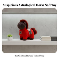 Year of the Horse Soft Toy Soft PP Cotton Filling Chinese New Year Horse Doll Soft Horse Doll Meticulous Workmanship