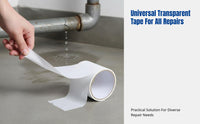 Waterproof Tape, Strong Leak Repair, PVC, Adjustable Leak Stop, Alabaster