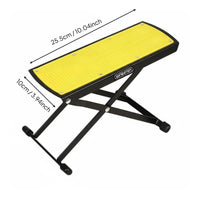Classical Guitar Footrest Foldable Folding Foot Rest Portable Guitar Foot Stool for Guitarists, Artists, Practice Sittings, Studio Music Production