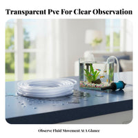 Aquarium Water Change Hose Easy to Cut Clear PVC Tubing Clear PVC Tube for DIY Enthusiasts
