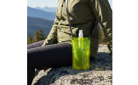 Water Bag with Spray Nozzle Portable Collapsible Water Bottle with Strap Flexible Hydration Bag with Clip Lightweight Soft Pouch