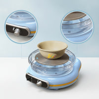 Portable Electric Pottery Wheel Adjustable Speed Pottery Wheel with Splash Guard Compact Appliance Low-Noise for Beginners, Hobbyists, Home Practice, Classroom