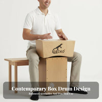 Hand Played Cajon Rich Bass and Snare Sounds Cajon Drum Versatile Sound Percussion Instrument Portable Design for Percussionists, Music Students, Live Performances, Unplugged Sessions, Street Performance, Recording Studios