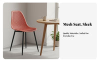 Nordic design Molded Shell Chair with Dowel Legs Modern Design Indoor Seating Easy to Clean Household Furniture Ergonomic Backrest for Office Workers, Homeowners, Dining Room, Kitchen, Restaurant, Waiting Area