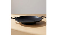 Round Nonstick Griddle Smokeless Korean Grill Pan Pan High Temperature Resistant Round Barbecue Plate for Outdoor, Camping, Picnic