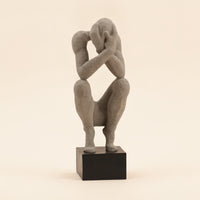 Abstract Human Statue Elegant Human Figurine Attractive Desktop Statue for Minimalism Aficionados