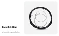 Cycle Brake Wire Set Factory Direct Bike Gear Selector Wire Kit Mountain Bike Brake Wire Effortless Shifting Universal Fit