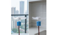 Educational Mini Wind Turbine Generator Kit Miniature Generator with Impeller Translucent Wind Power Demonstration Unit Classroom-Friendly for Teachers, Hobbyists, School Projects