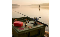Fishing Box Corner Rod Holder Sturdy Duty Double Rod Turret Mount Fishing Pole Holder Easy Assembly Lightweight