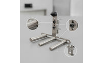 Padded Wind-Instrument Polishing Stand Easy to Set up Metal Stand with Cone Top Stable Aerophone Holder Long-Lasting for Musicians, Workshop