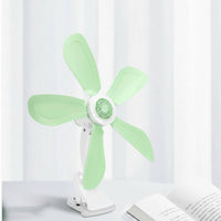 Attach on Fan Versatile Mounting Desk Attach Fan Cooling Appliance Adjustable Angle Easy to Clean for Office