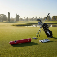 PU Leather Golf Cover Waterproof Alignment Cover  Sleeve Embroidered Sports Accessory for Golfers