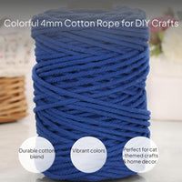 Colored Cotton Rope for Cat Tree DIY and Crafts