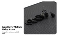 Modular Design BCD Dump Valve Long-Lasting ABS and Nylon Diving Pull Dump Valve Lightweight Buoyancy Compensator Part for Technical Divers, Underwater Exploration, Accessible Water