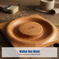 Walnut Wood Bracelet Display Tray, Solid Jewelry Stand, Minimalist Holder