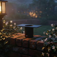 Black Metal Rain Chain Adapter Reduces Splashing Rain Chain Gutter Adapter