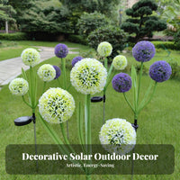 Waterproof Solar Flower Light Weather-Resistant Solar Flower Light Solar Light Easy Installation for Holiday Decoration, Patio