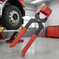 Wheel Nut Cap Plier Metal Wheel Nut Cap Puller Heavy-Duty Pliers with Rubber Jaw for Vehicle Owners, Garage