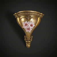 Antique-Style Wall-Mounted Flower Vase Indoor Decorative Wall Vase Elegant Sophisticated for Hallway