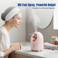 Facial Steamer, Nano Mist Hydration Device, Home Steam, Deep Moisturizing, Hot Mist, Pore Care
