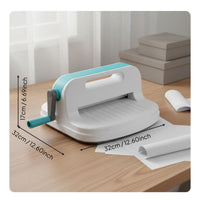 Easy to Use 2-in-1 Die Cutting Embossing Machine Space-Saving A4 Die Cutting Machine Portable for Crafters, Scrapbook Makers, Art Class