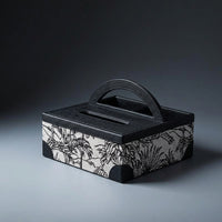 Storage Box and Tissue Box Holder for Bedroom Decor, Multi-Purpose Napkin Holder for Home Office, PU Leather or Woven Style with Handle