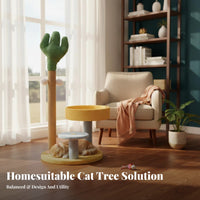 Clear Viewing Dome Cat Tree with Space Capsule Spacious platformes Multi-Level scrapeing Tower snug Condo secluded pet retreat Furniture Sturdy Construction for felines, Kittens, Apartment, Indoors, Living Room, Home
