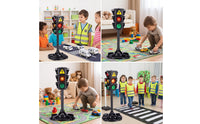 Traffic Light Toy Role Play Traffic Light with Sound Interactive for Young Children, Teachers, Playroom