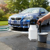 Car Wash Foam sprayers Versatile Hand Pump Foam sprayers Multifunctional Manual Foaming Spray Bottle Dispenser for Gardeners, Gardening