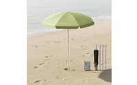 Rainproof Foldable Patio Umbrella Quick Setup Portable Sunshade Umbrella 3-Layer Material Portable Shade Canopy Wind Resistant for Camping
