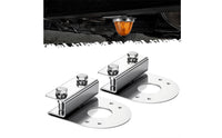 2 Pieces Truck Light Mount Bracket Clamp Style Lamp Holder No Drill Installation Car Lamp Bracket for Underbody, Chassis