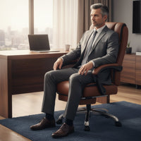 Massage Function Reclining Office Chair with Footrest for Gamers