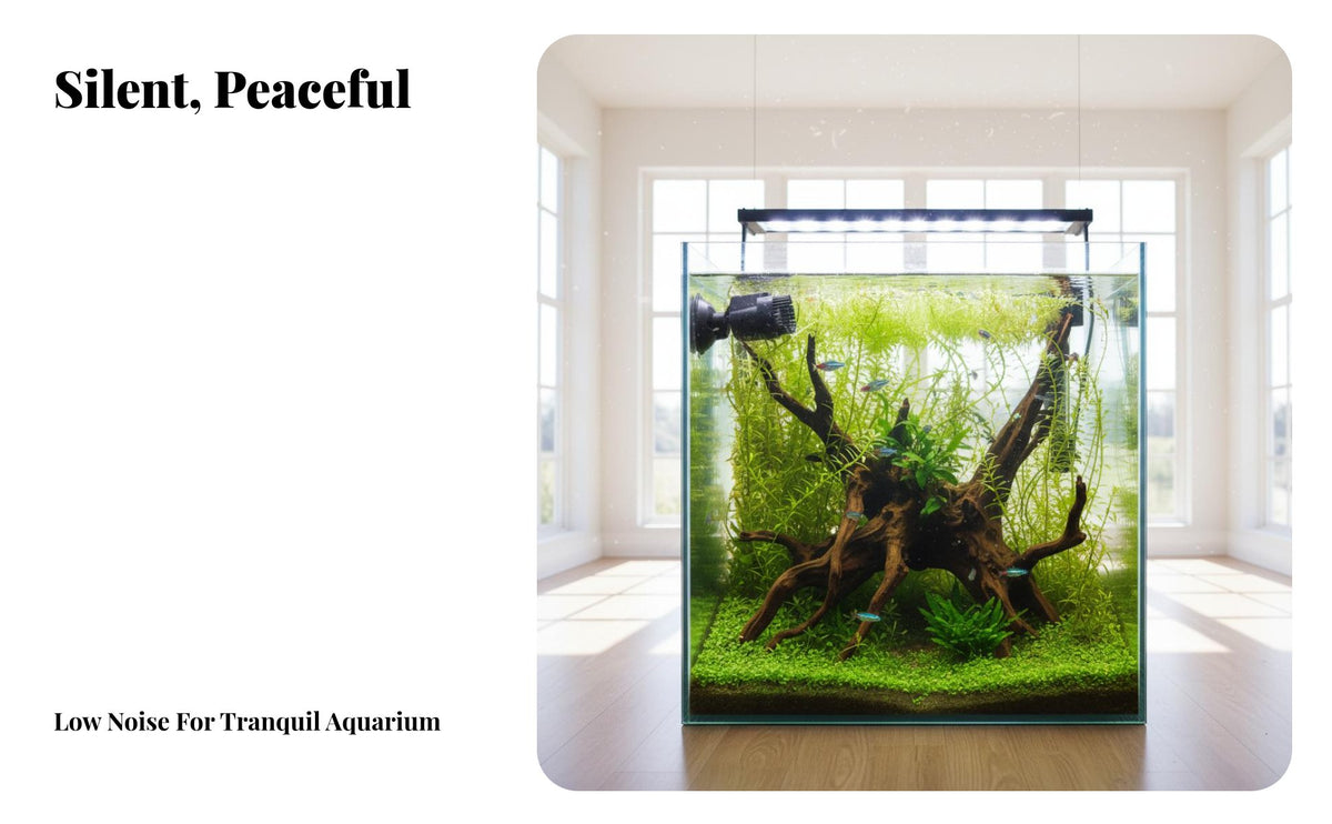 Aquarium Water Circulator Simulates Swells Aquarium Current Pump Silent Fish Tank Water Pump