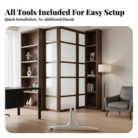 Office Divider Foot Mobile with Brakes Room Divider Feet Movable Design Partition Support for Facility Managers, Co-Working Space, Commercial Spaces