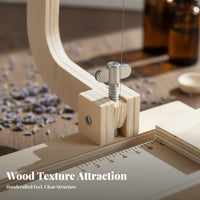 Wooden Soap Cutter Wood Construction Soap Loaf Cutting Tool Versatile Cutting Tool with Scale for DIY Crafters, Home Kitchen, Workshop