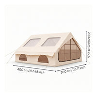 Inflatable Camping Tent Waterproof Inflatable Cabin Tent Protection for Upscale Camping