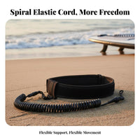 Adjustable Stand-up Paddleboard Waist Belt Rope Anti-Loss Surfboard Waist Leash Coiled Paddleboard Leash High Strength Coiled