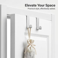 Hanging Hook for Over the Door, Coat and Storage Organization, Metal for Students in a Dorm Room