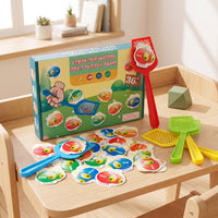 Fly Catching Game Easy to Learn Card Game with Paddles Toy Colorful Fun for Preschoolers, Classroom, Travel